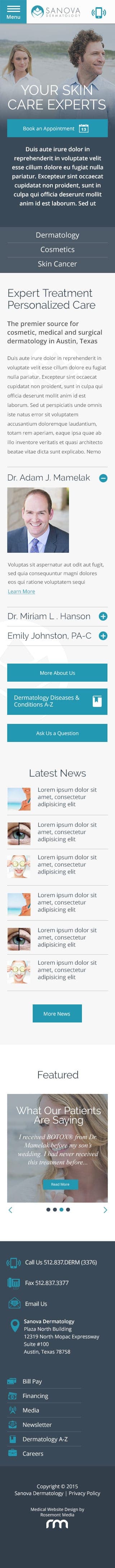 Website design