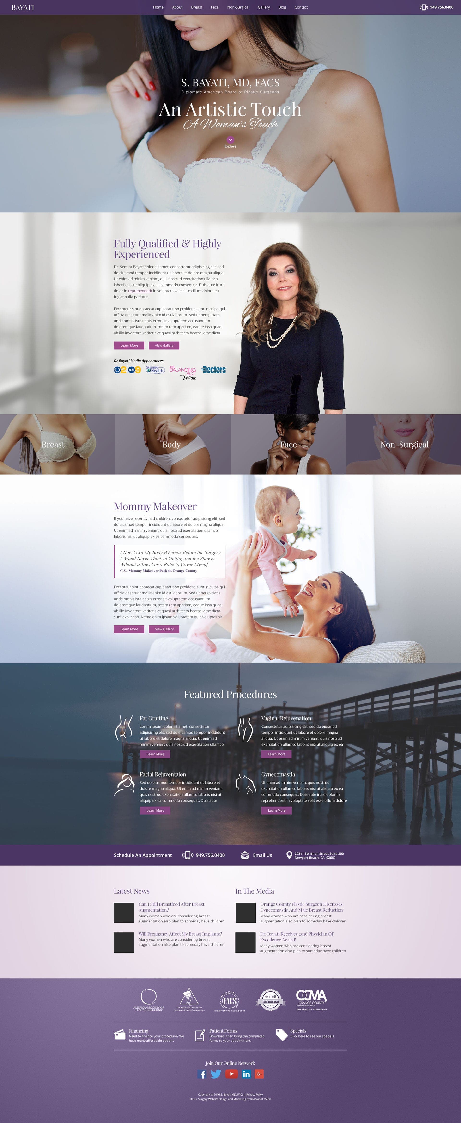 Website design